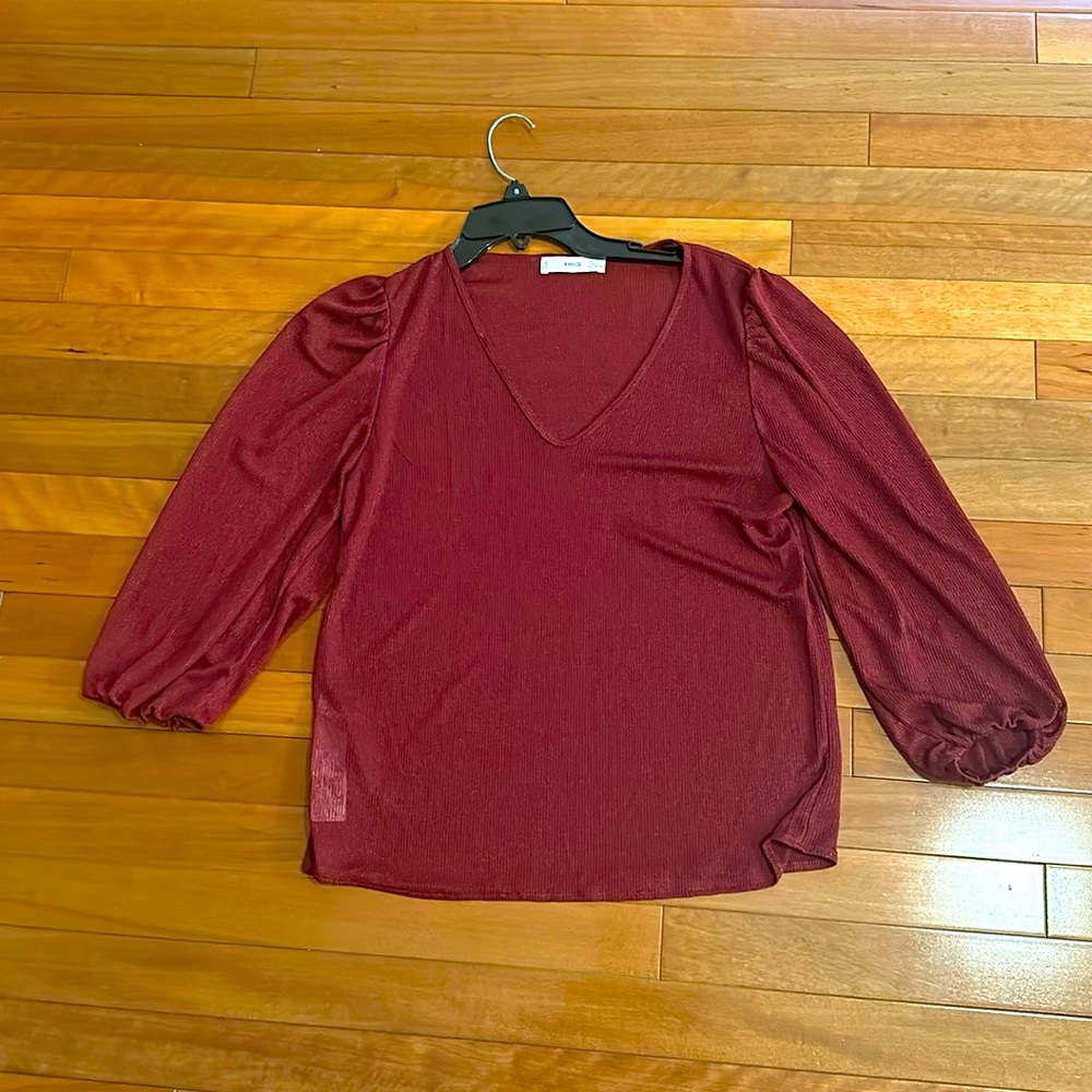 MNG Top with three quarter sleeves